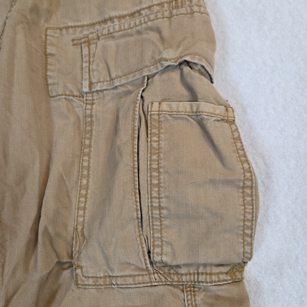 Vintage Polo Ralph Lauren Men's Cargo Pants Khaki RL-067 Utility Surplus- 33/30 - Picture 4 of 16